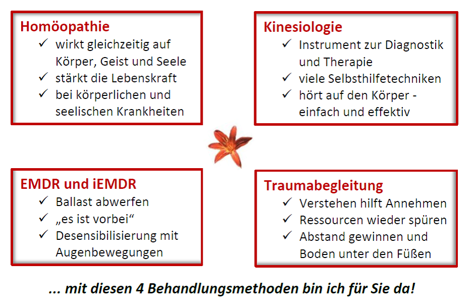 Homopathie Kinesiologie EMDR Trauma